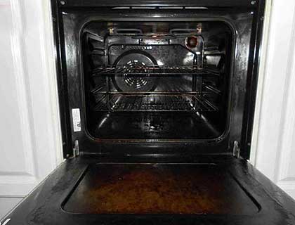 Dirty oven
